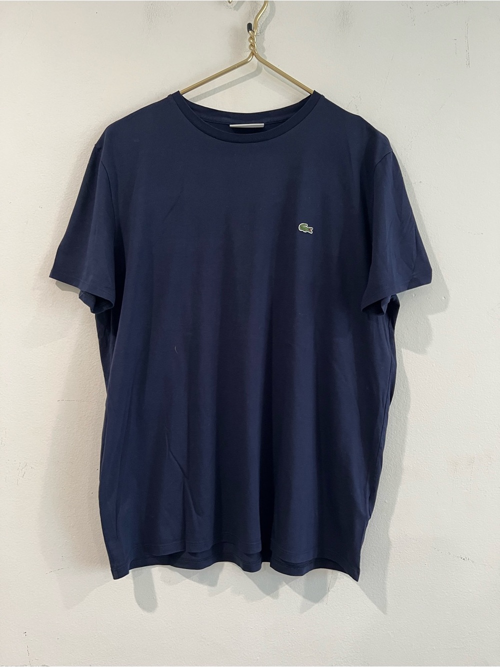 Lacoste Men's Navy Crew Neck T-Shirt XL